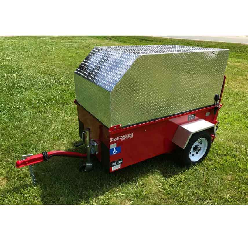 XL Scoota Trailer With Top and Rubber