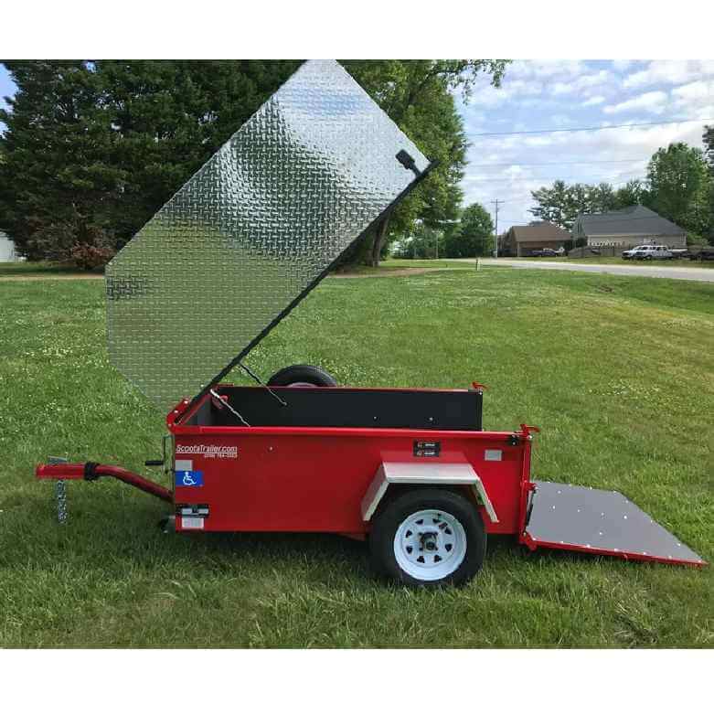 XL Scoota Trailer With Top and Rubber