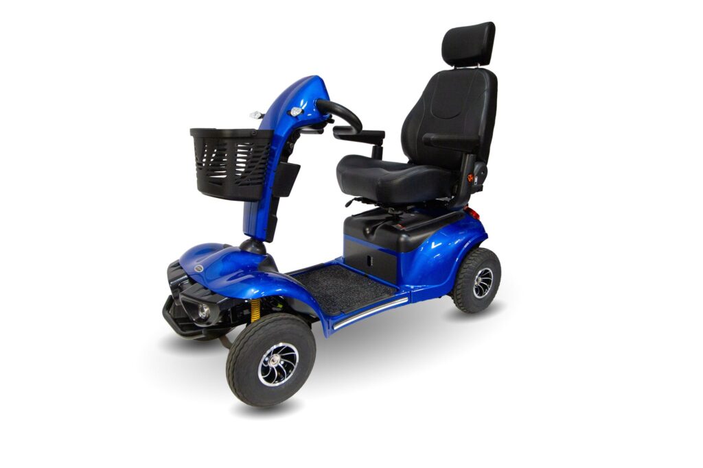 Shoprider Excursion 889XL heavy duty mobility scooter rear quarter view